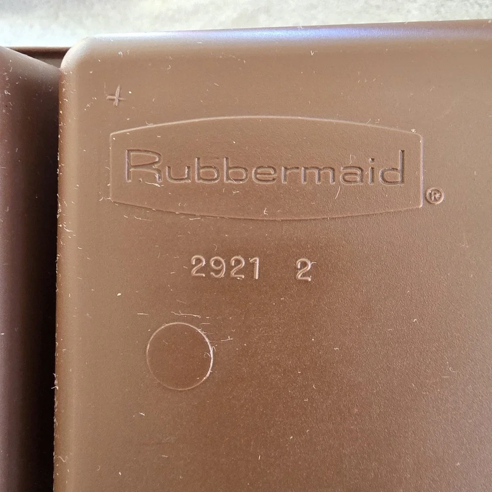 Vintage Rubbermaid Silverware Flatware Utensil Tray Chocolate Brown 2921